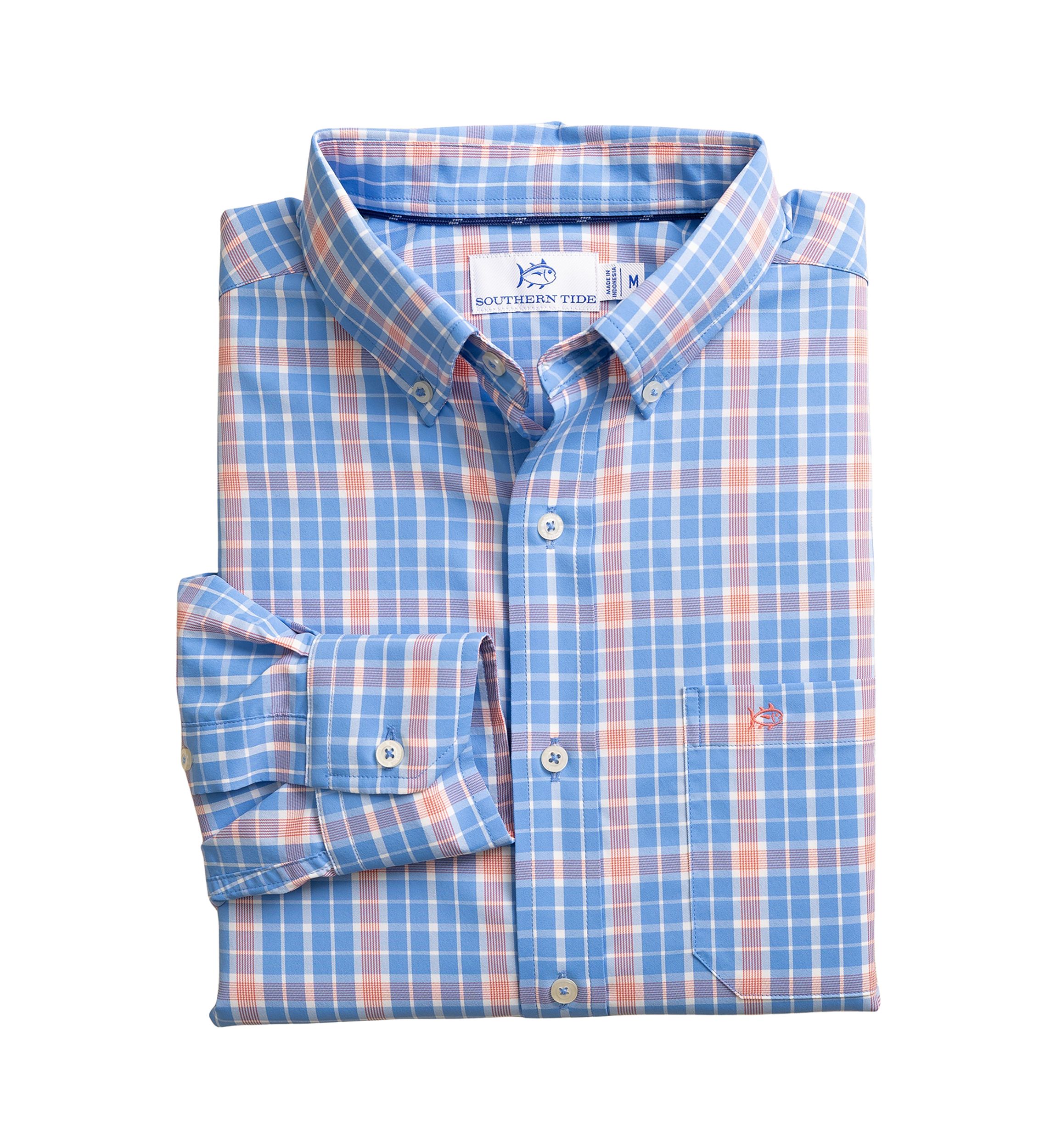 Beckenham Plaid Intercoastal Long Sleeve Shirt