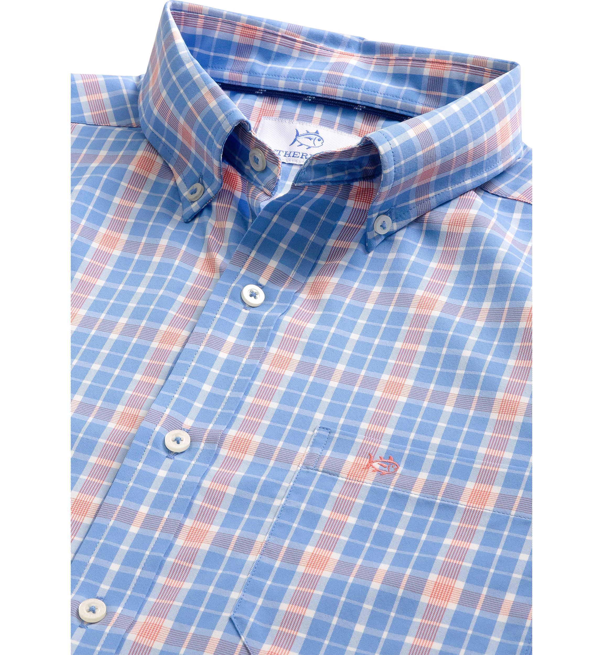 Beckenham Plaid Intercoastal Long Sleeve Shirt