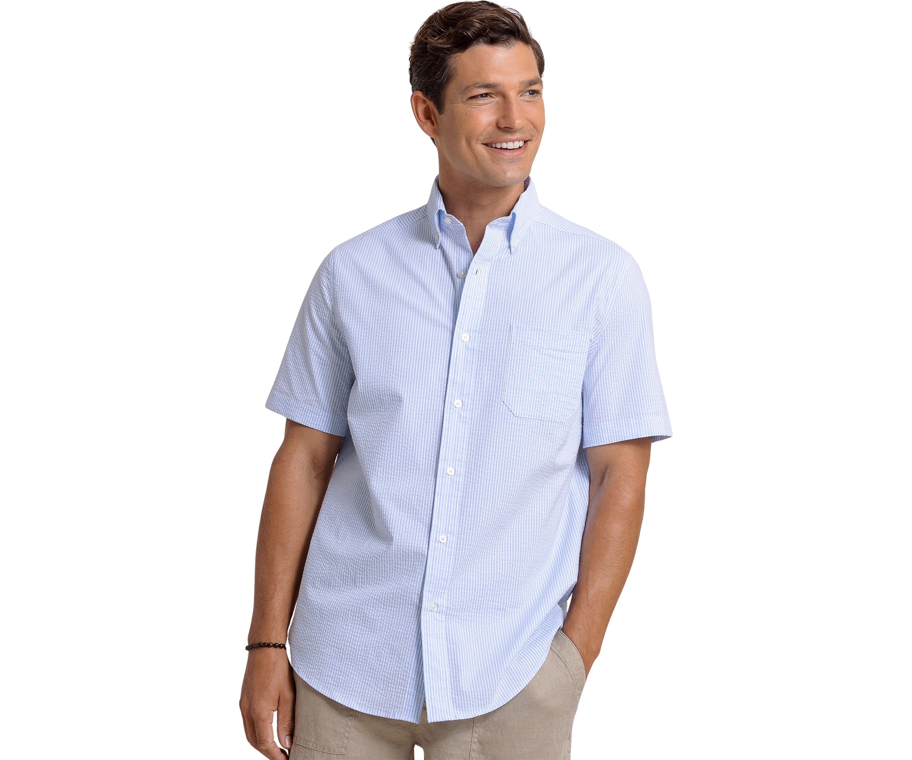 Folly Field Stripe Seersucker Shirt