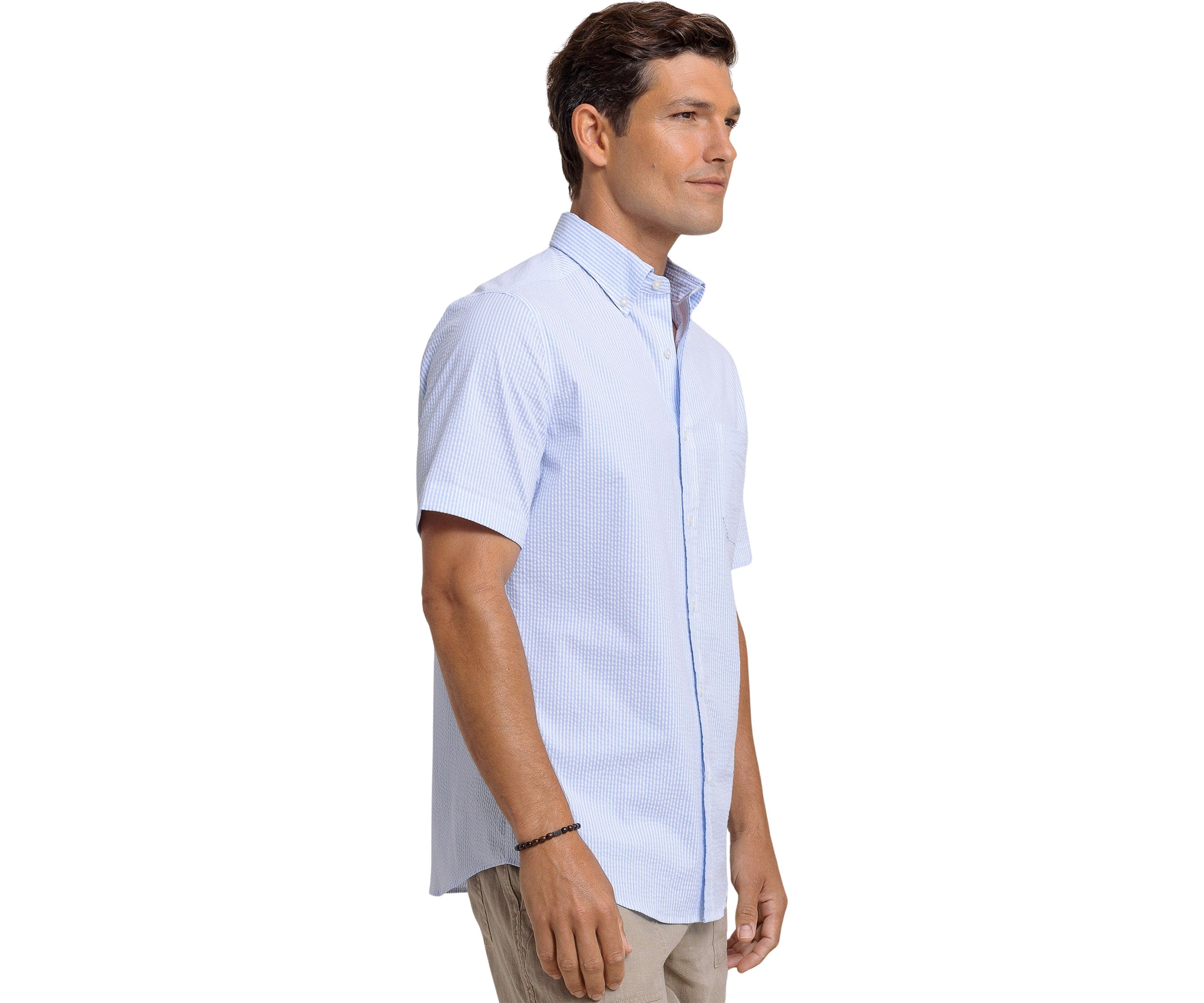 Folly Field Stripe Seersucker Shirt