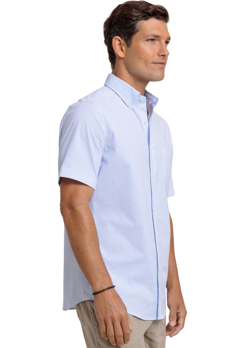 Folly Field Stripe Seersucker Shirt