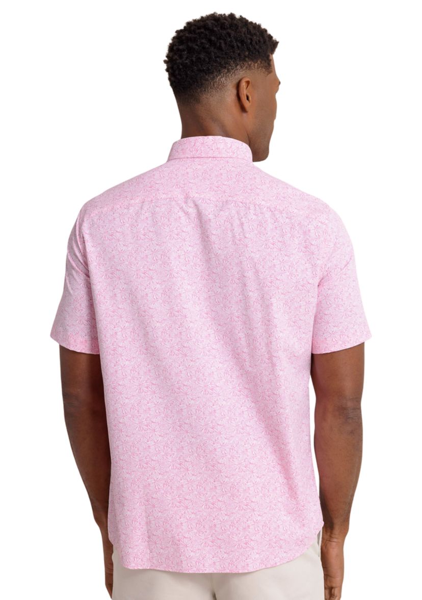 Mens Bloom Printed Button Down Shirt