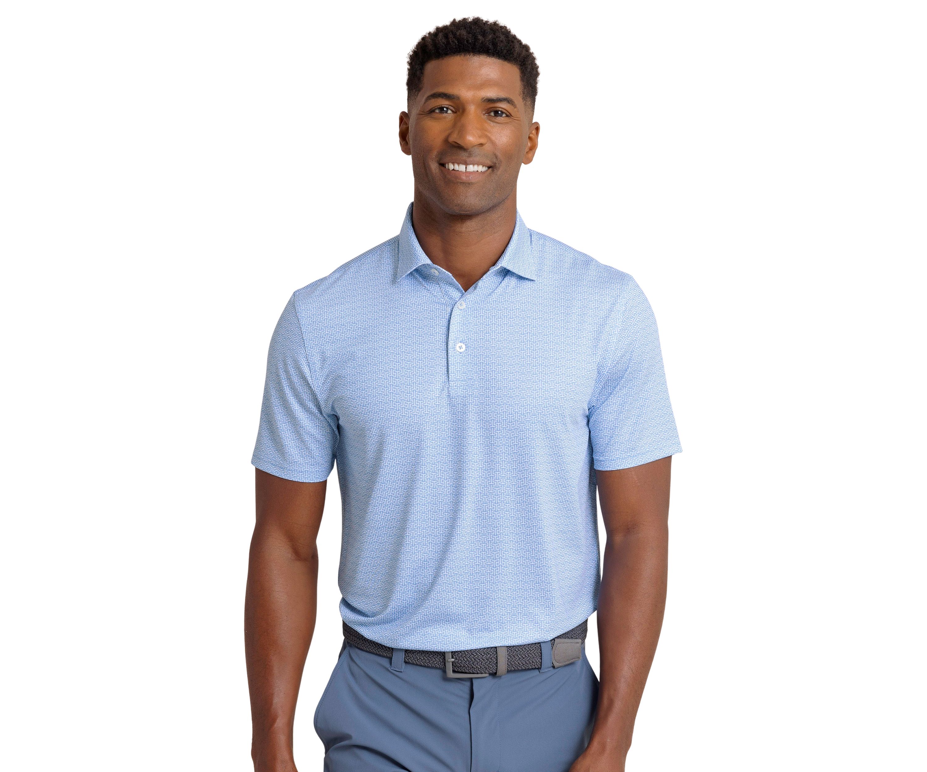 Mens Driver Printed Polo Shirt