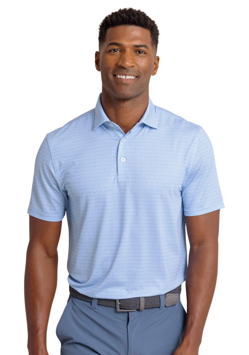 Mens Driver Printed Polo Shirt