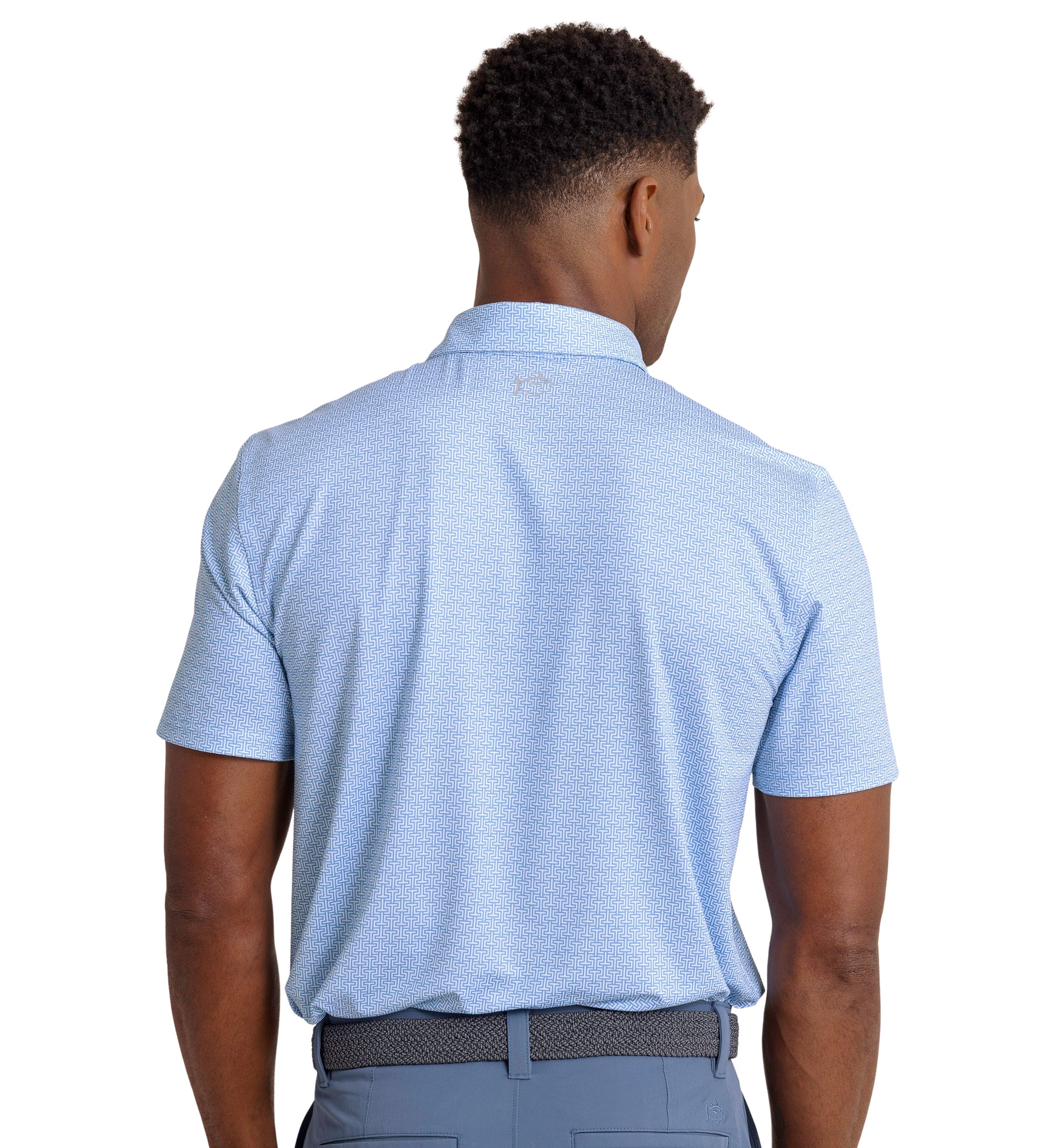 Mens Driver Printed Polo Shirt