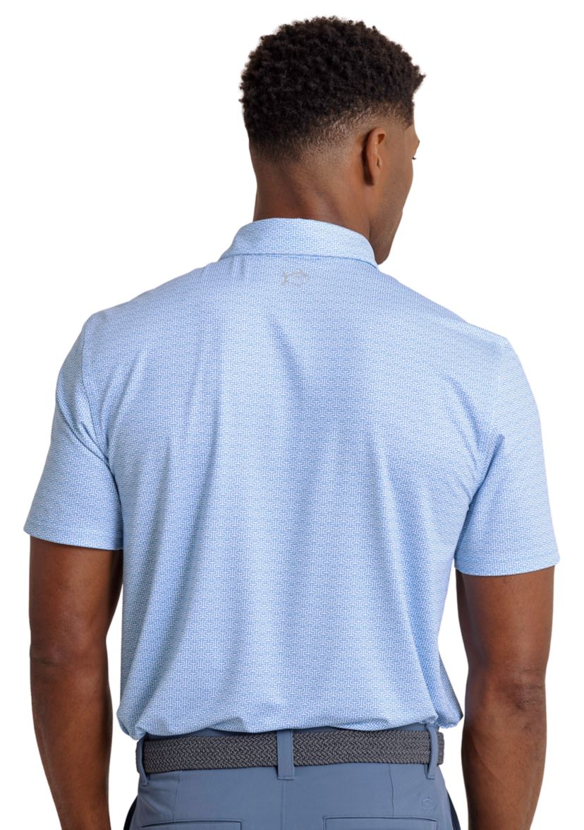 Mens Driver Printed Polo Shirt