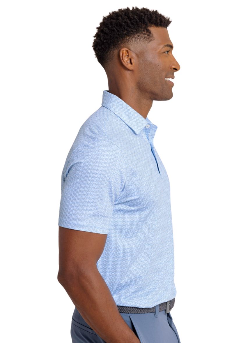 Mens Driver Printed Polo Shirt