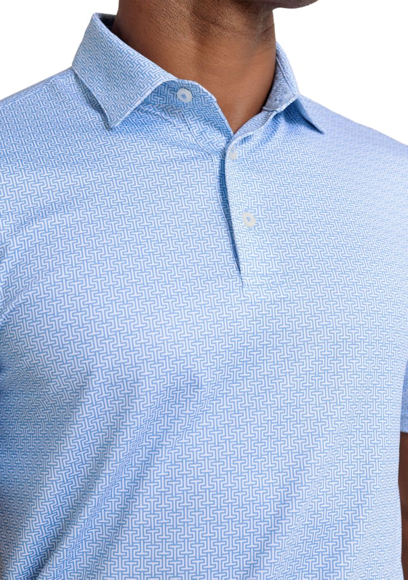 Mens Driver Printed Polo Shirt