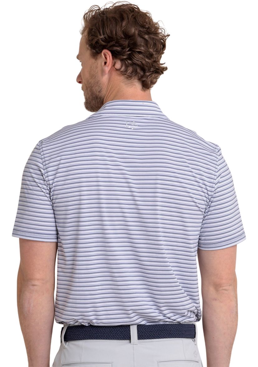 Short Sleeve Striped Polo Shirt 