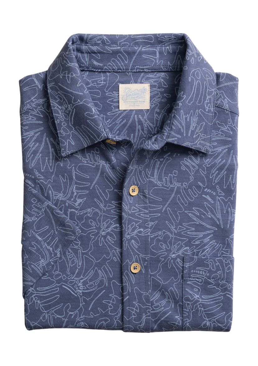 Beachcast Floral Fusion Knit Shirt