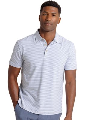 Southern Tide Men's Sandwave Polo Shirt, Grey, 2XL