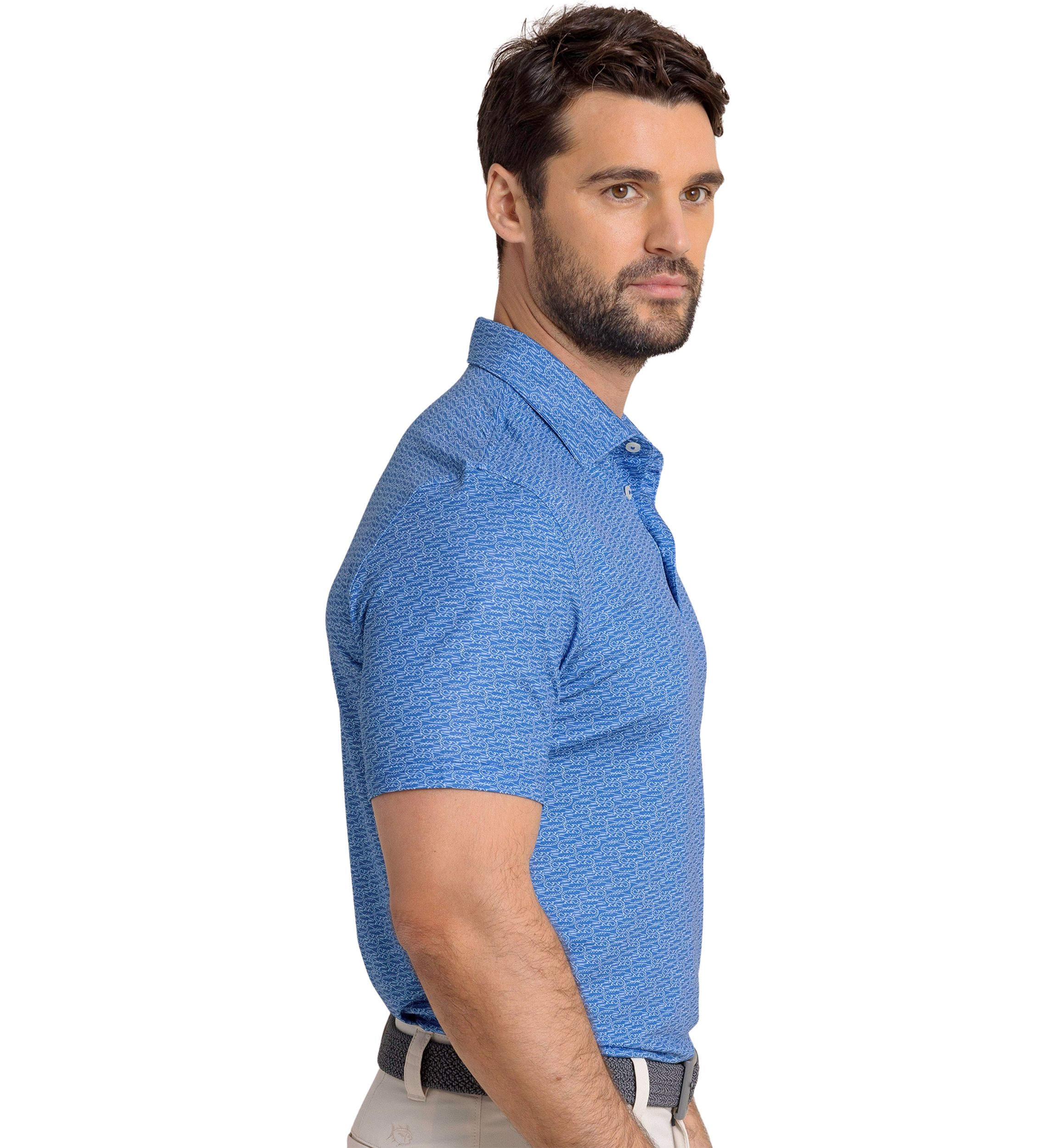 Driver Make it Snappy Printed Polo Shirt 