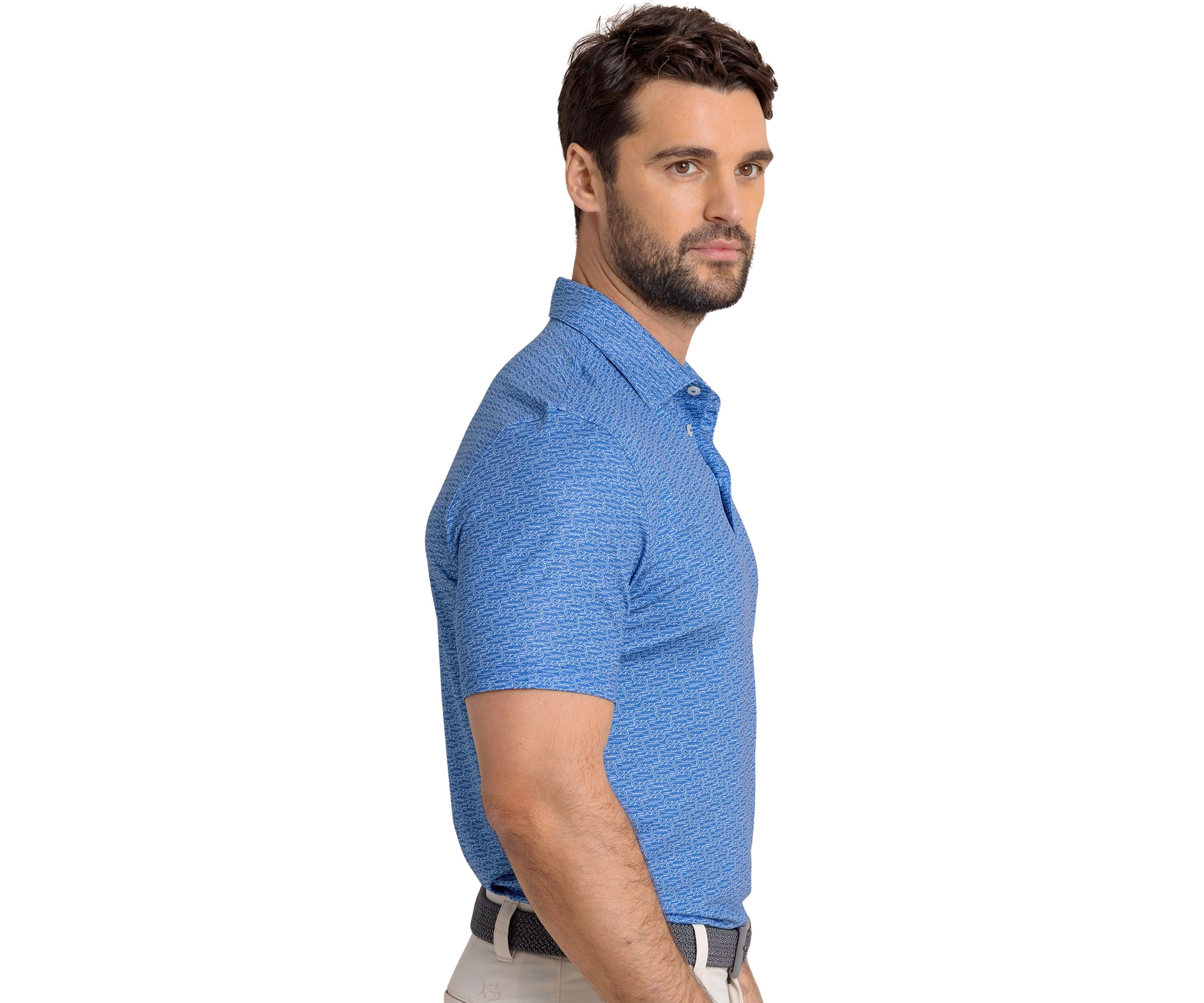 Driver Make it Snappy Printed Polo Shirt 