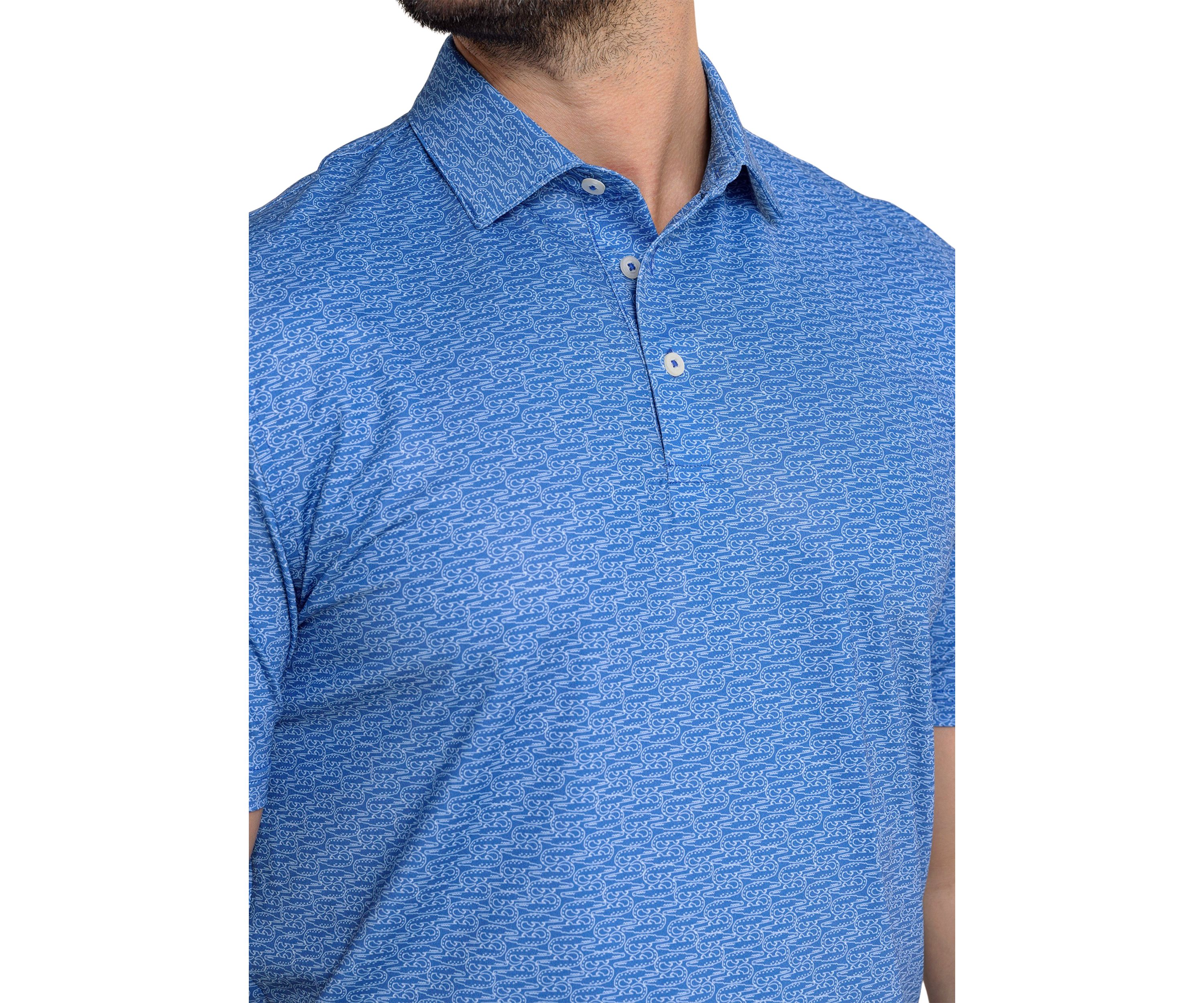 Driver Make it Snappy Printed Polo Shirt 