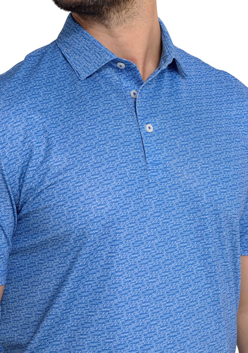 Driver Make it Snappy Printed Polo Shirt 