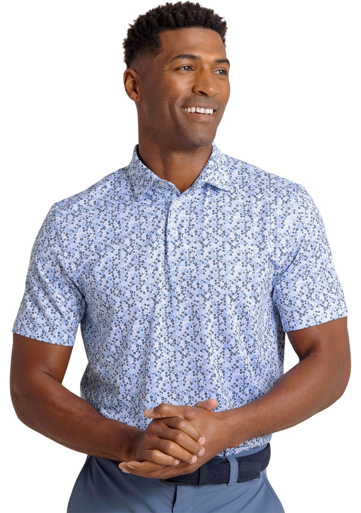 Driver Petal Party Printed Polo Shirt