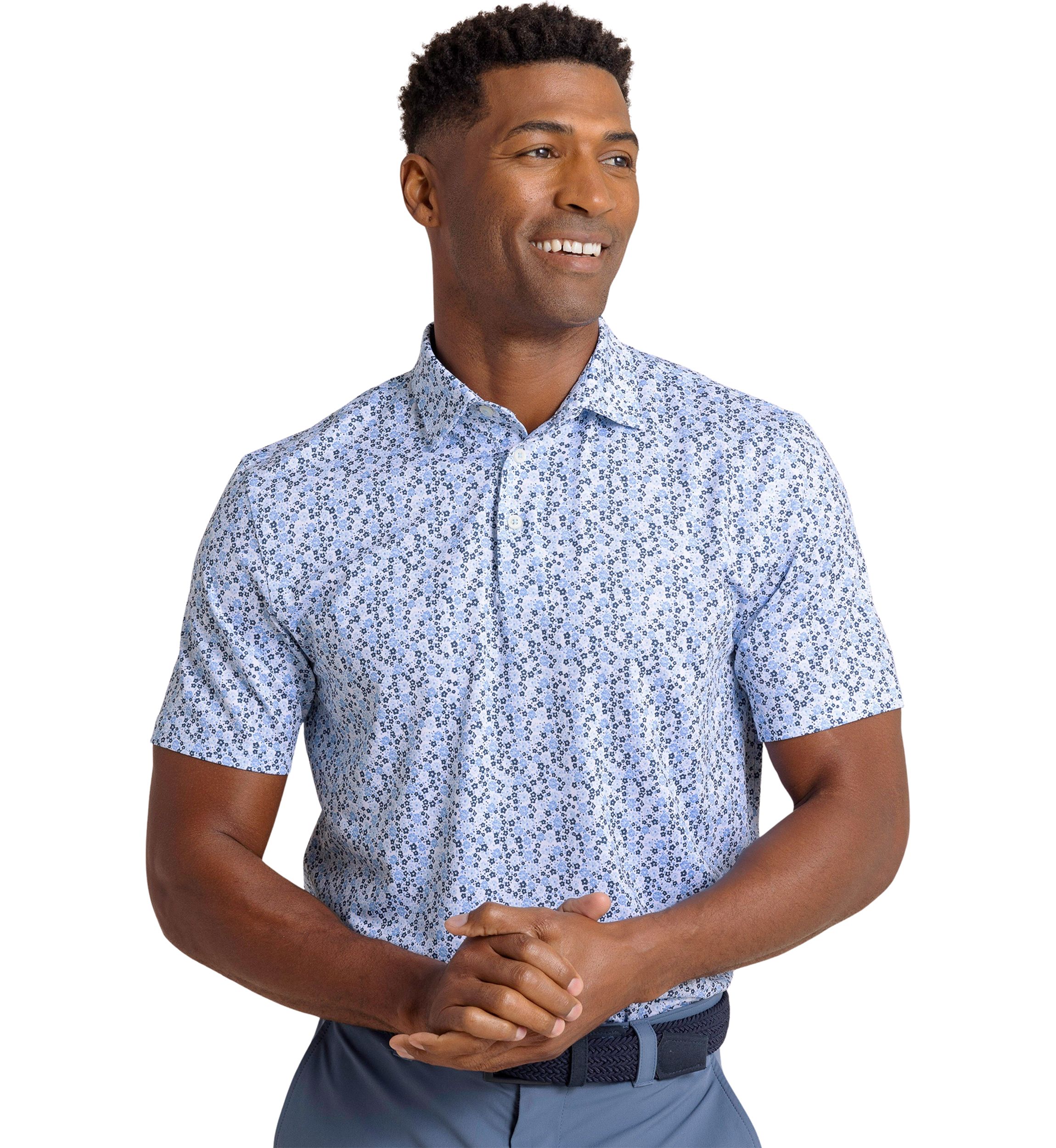 Southern Tide Driver Petal Party Printed Polo Shirt | Belk