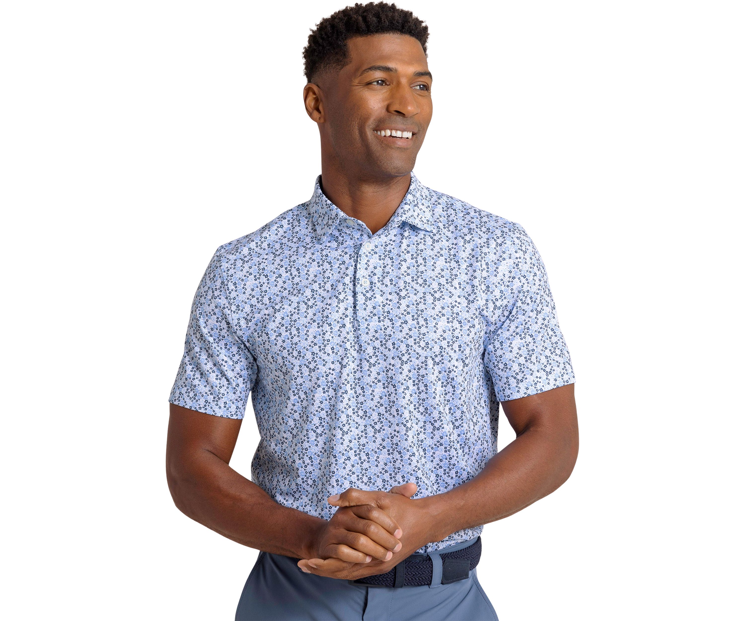 Driver Petal Party Printed Polo Shirt