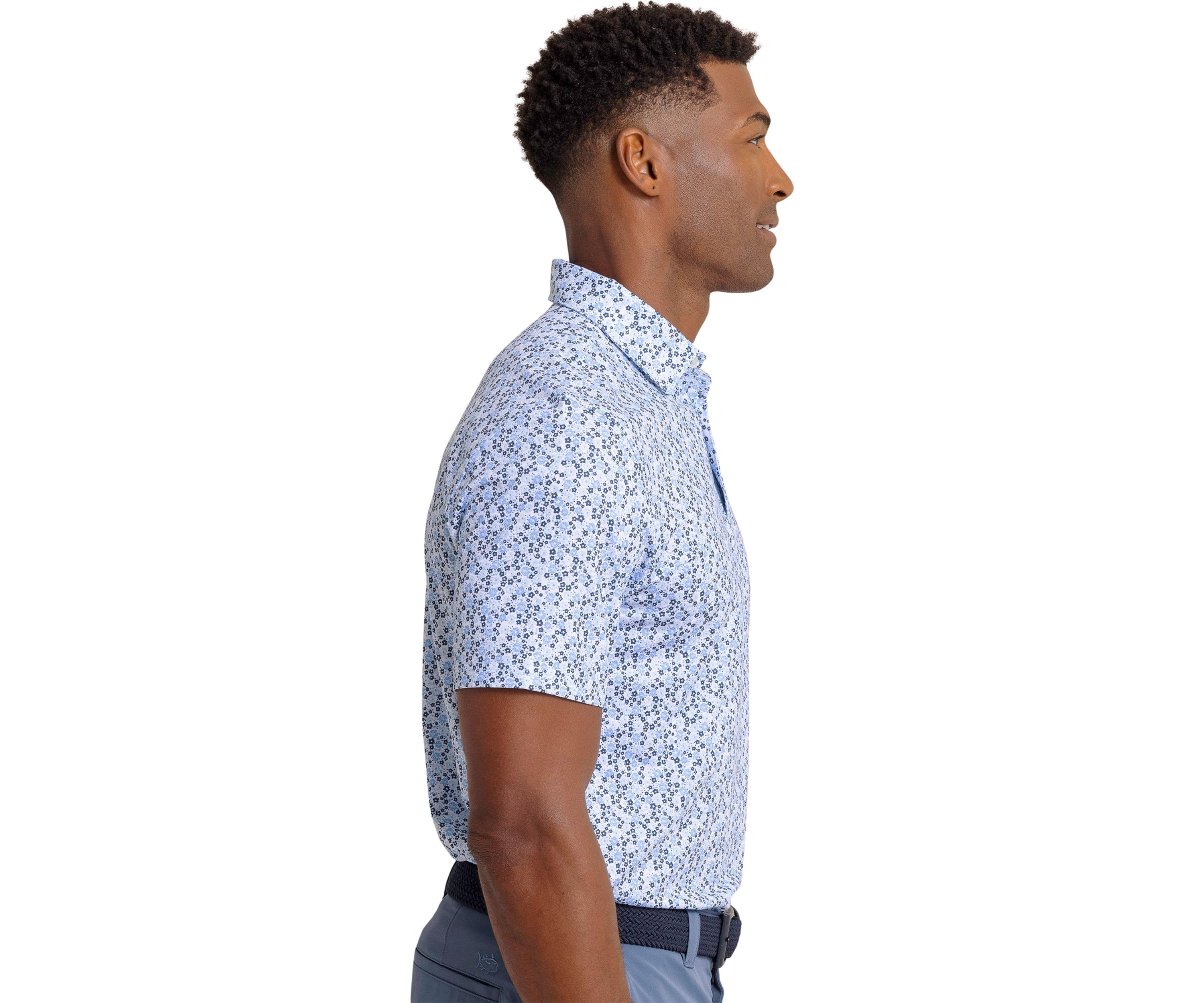 Driver Petal Party Printed Polo Shirt