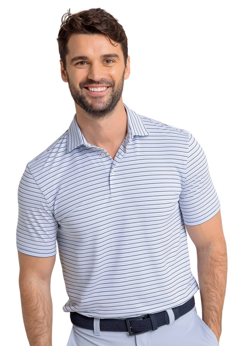Driver Oyster Creek Stripe Polo Shirt