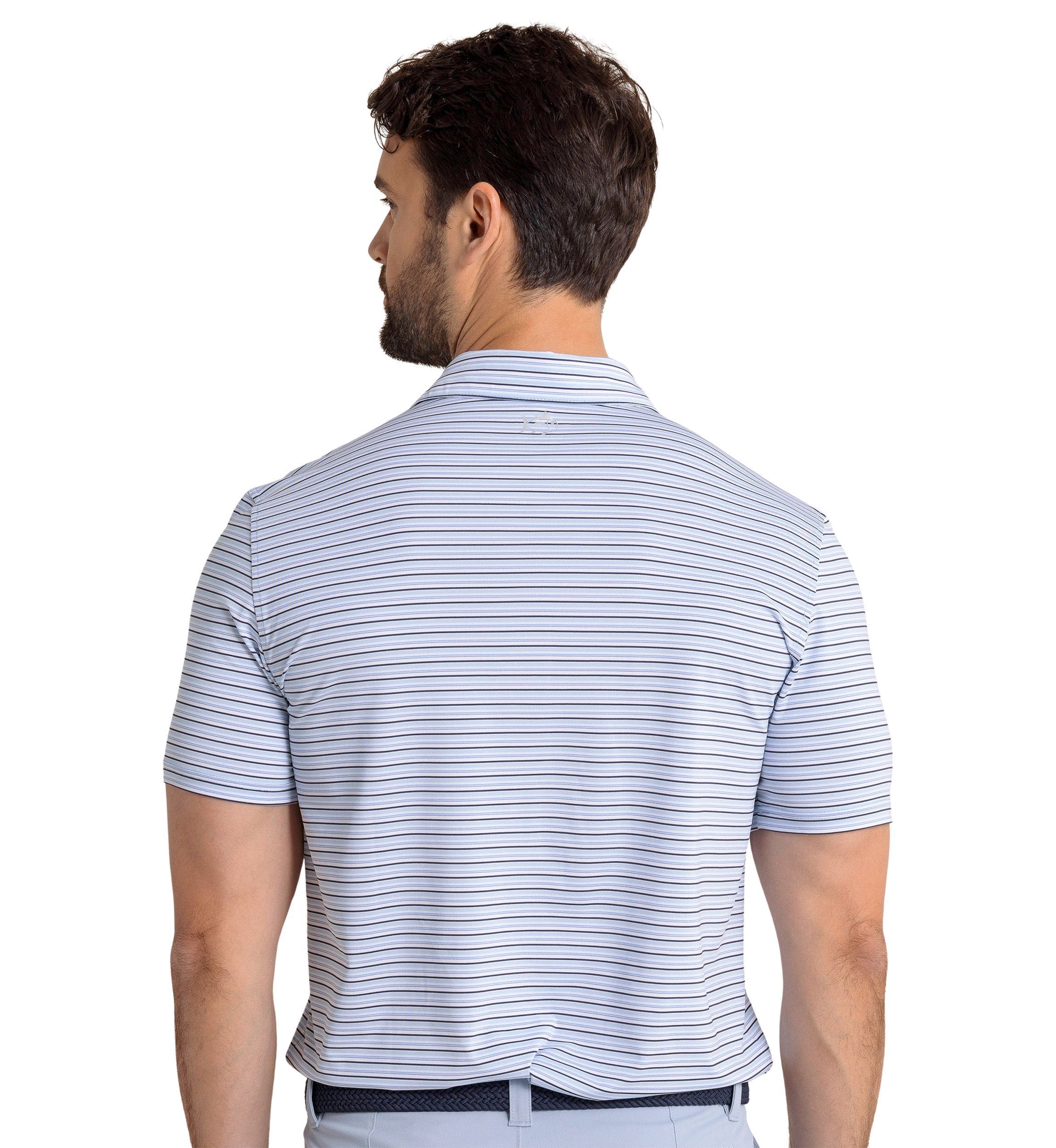 Driver Oyster Creek Stripe Polo Shirt