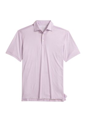 Southern Tide Men's Driver Knot Too Bad Printed Polo Shirt, Pink, XL
