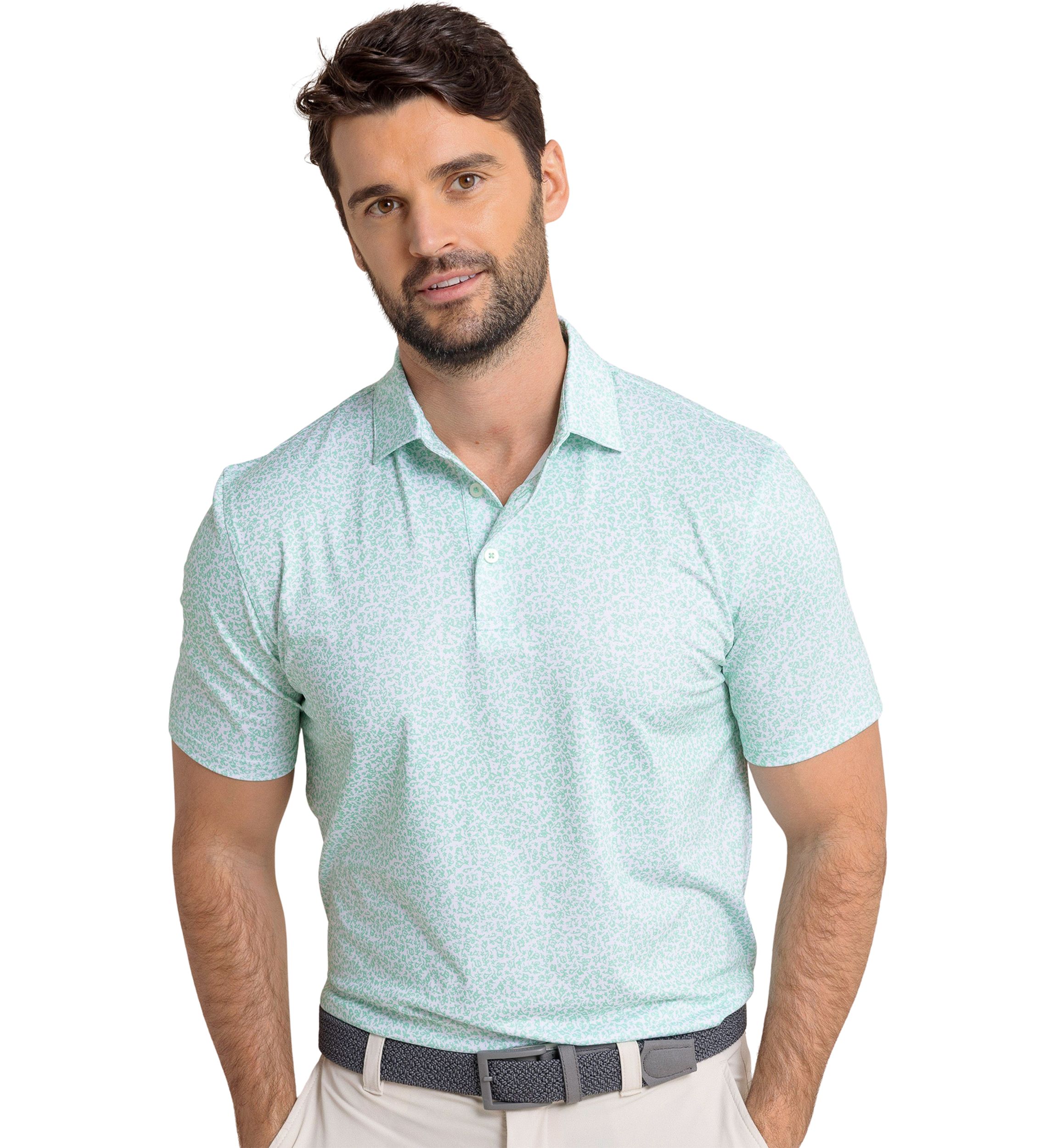Driver Flower Frenzy Printed Polo Shirt
