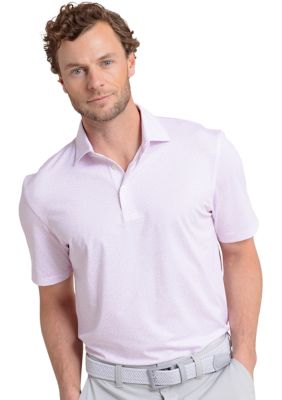 Southern Tide Men's Driver Flower Frenzy Printed Polo Shirt, Pink, 2XL