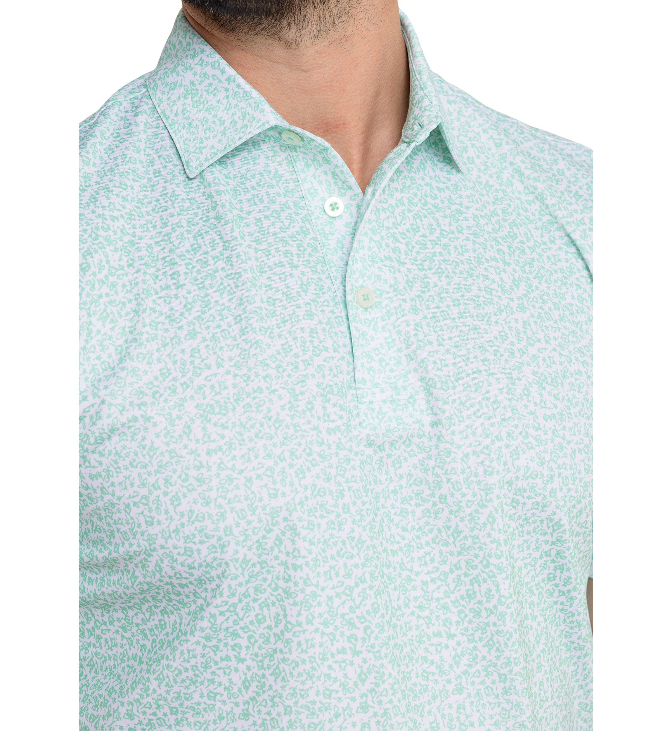 Driver Flower Frenzy Printed Polo Shirt