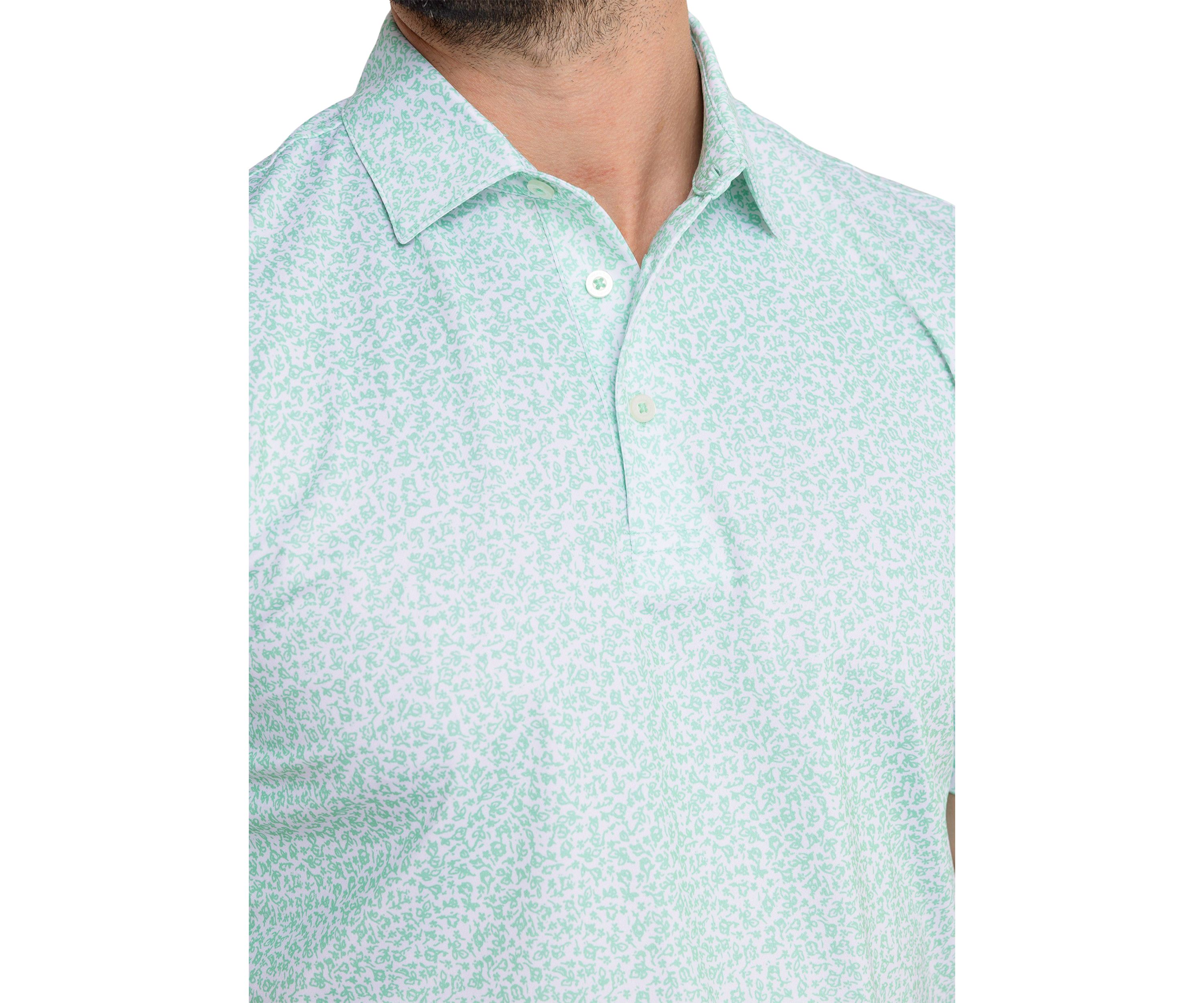 Driver Flower Frenzy Printed Polo Shirt