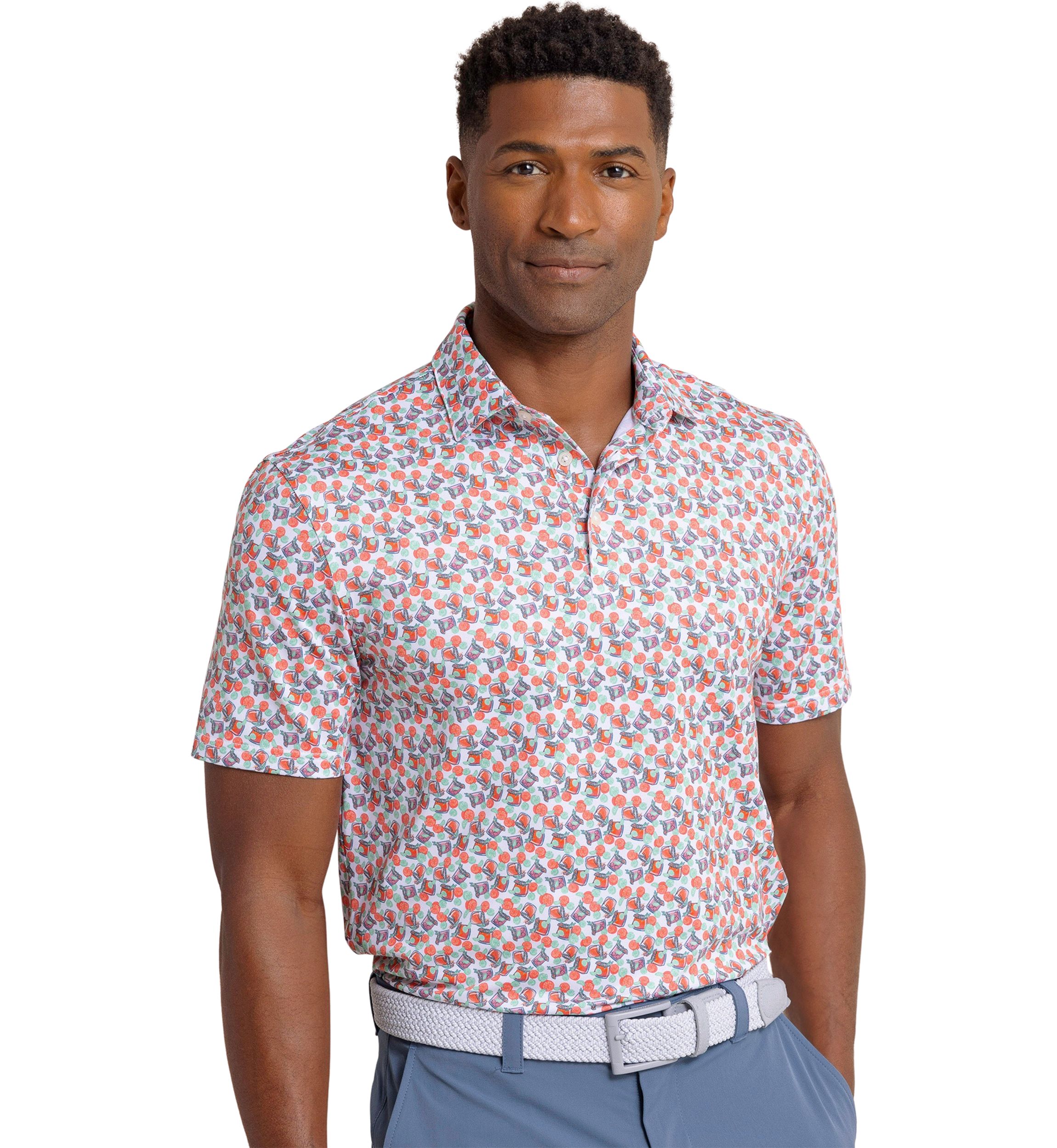 Driver Paloma Paradise Printed Polo Shirt 
