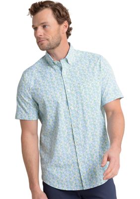 Southern Tide Men's Petal Party Sport Shirt, Large