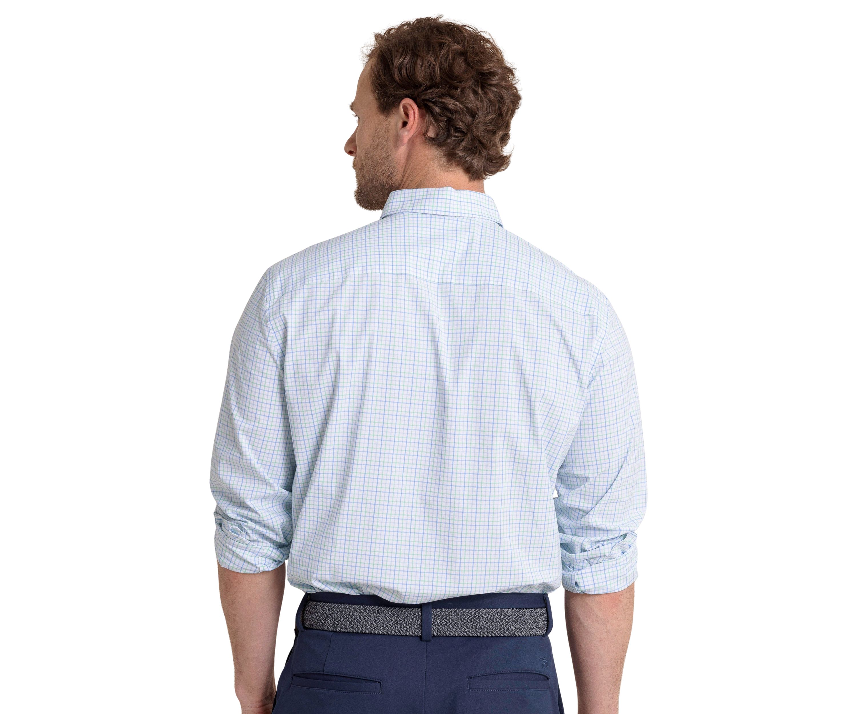 Mens Broughton Plaid Charlestone Sportshirt