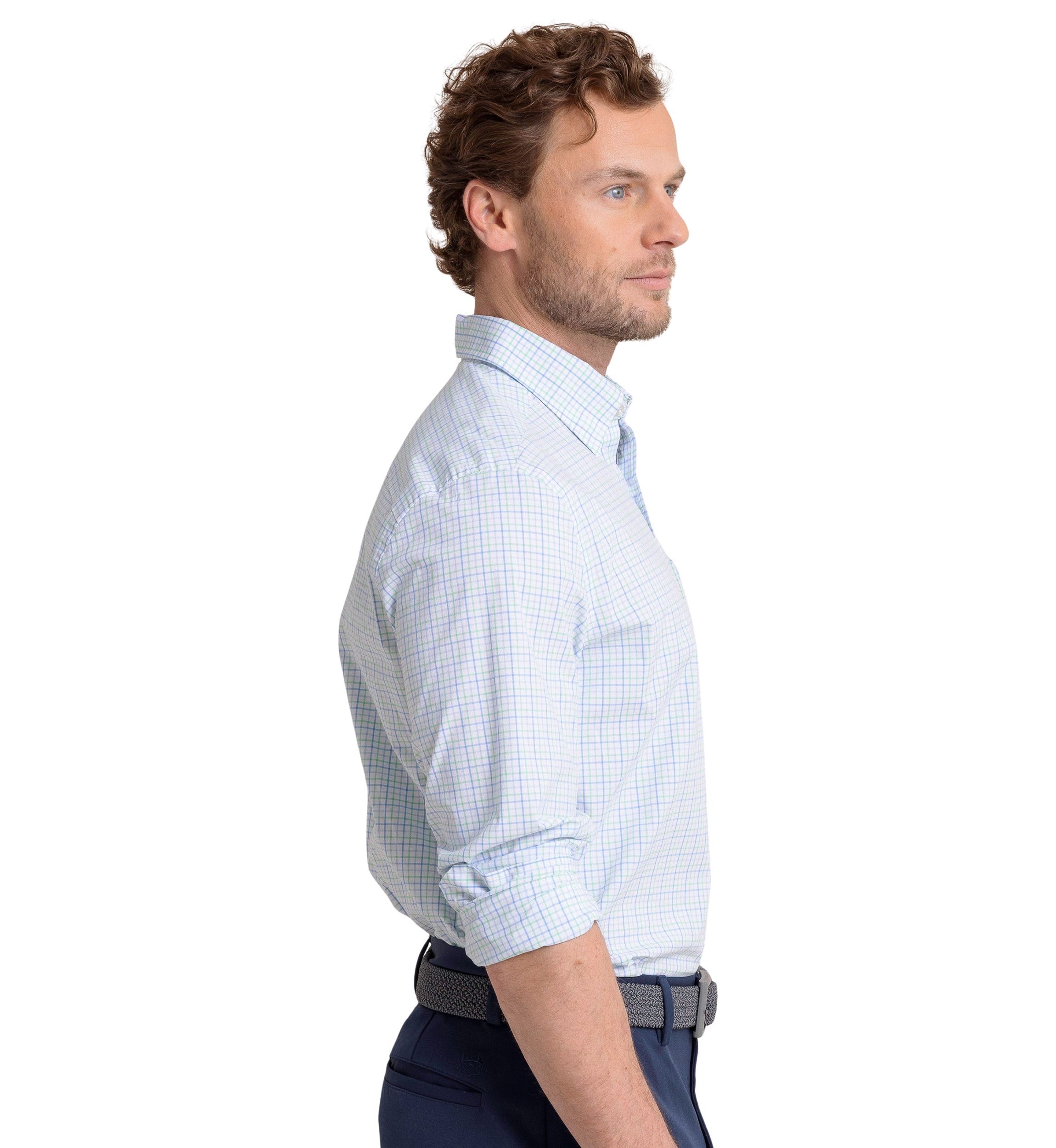 Mens Broughton Plaid Charlestone Sportshirt