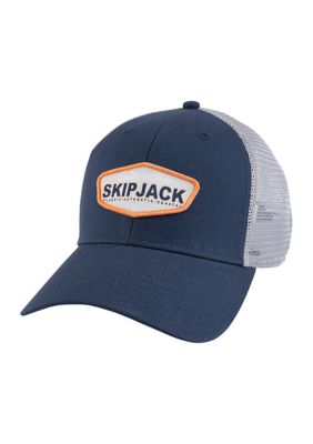 Southern Tide Men's Vintage Badge Trucker Hat, Navy Blue