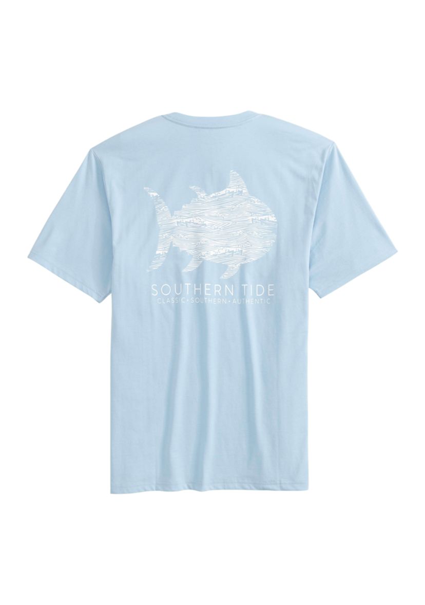 Mens Ships and Seagulls Graphic T-Shirt