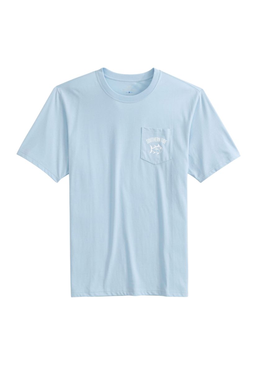 Mens Ships and Seagulls Graphic T-Shirt