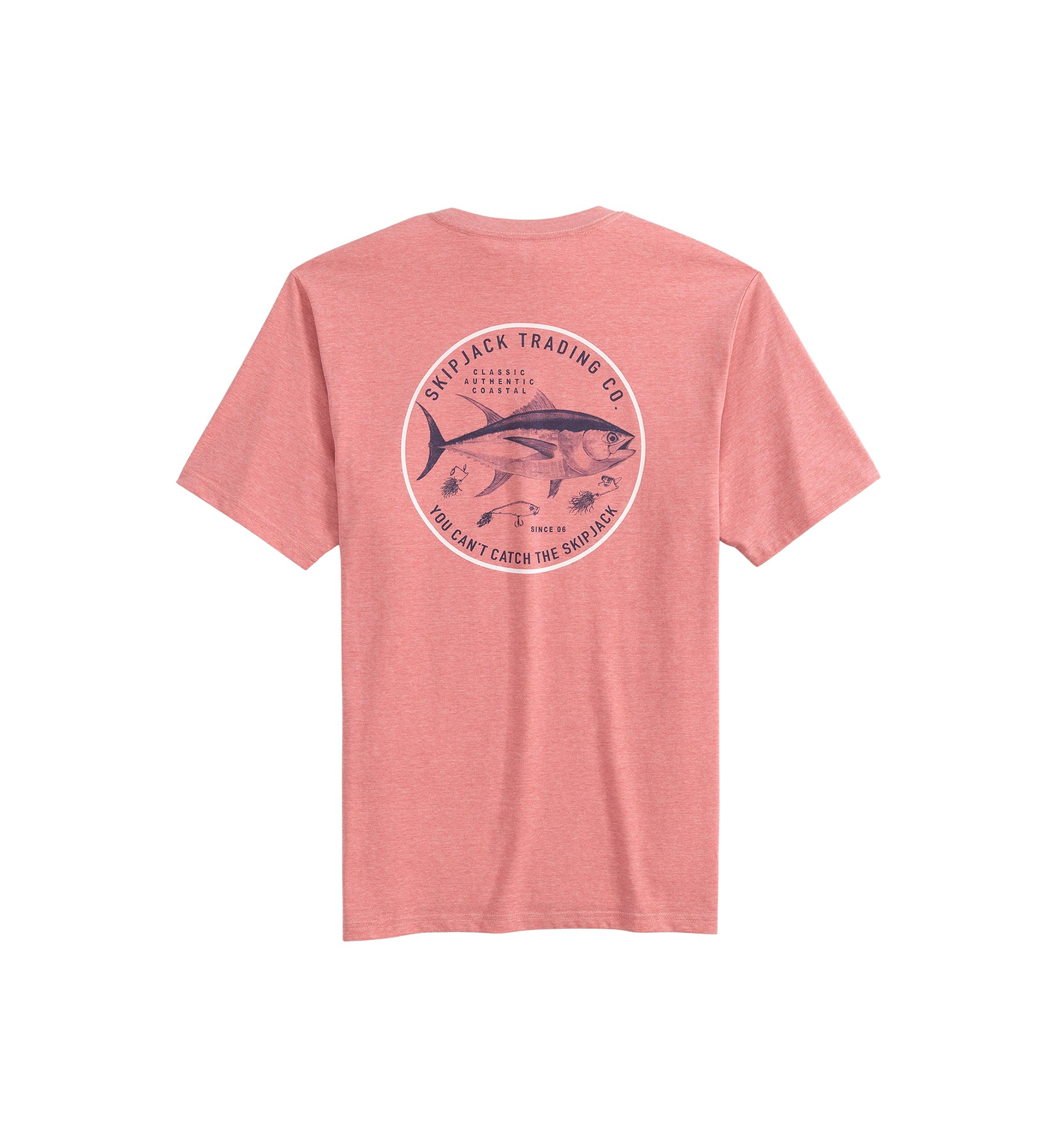 	  Short Sleeve You Cant Catch the Skipjack Graphic T-Shirt 