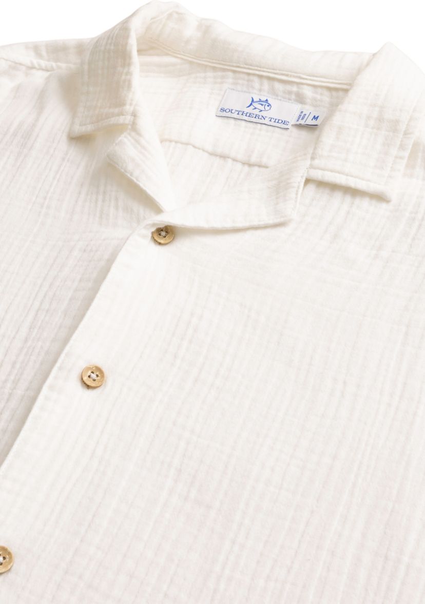 Mens Windrift Double Cloth Short Sleeve Camp Shirt