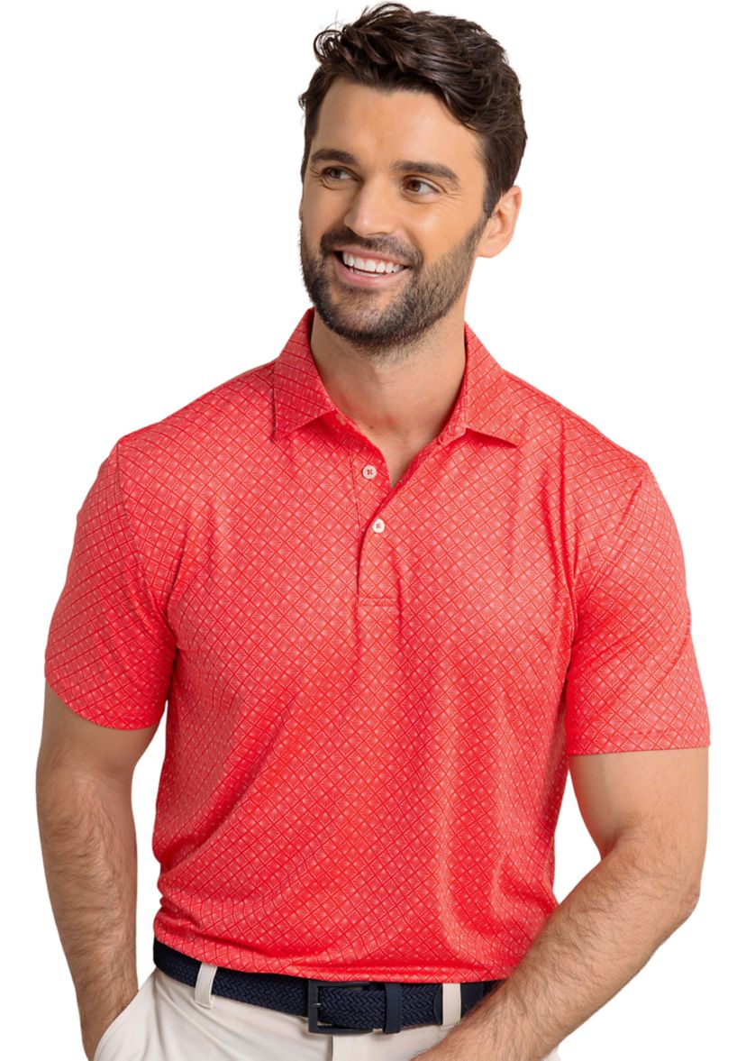 Short Sleeve Driver Snazzy Scales Polo Shirt