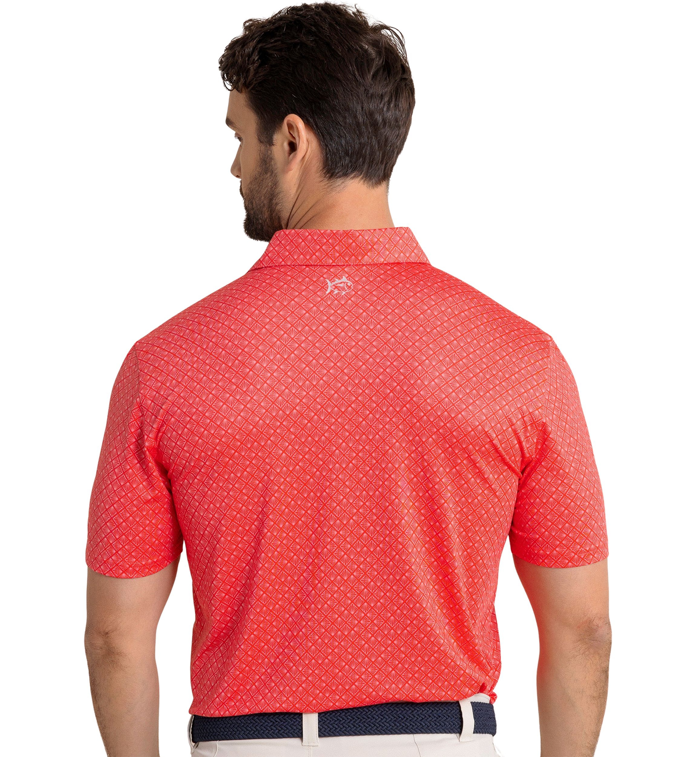 Short Sleeve Driver Snazzy Scales Polo Shirt