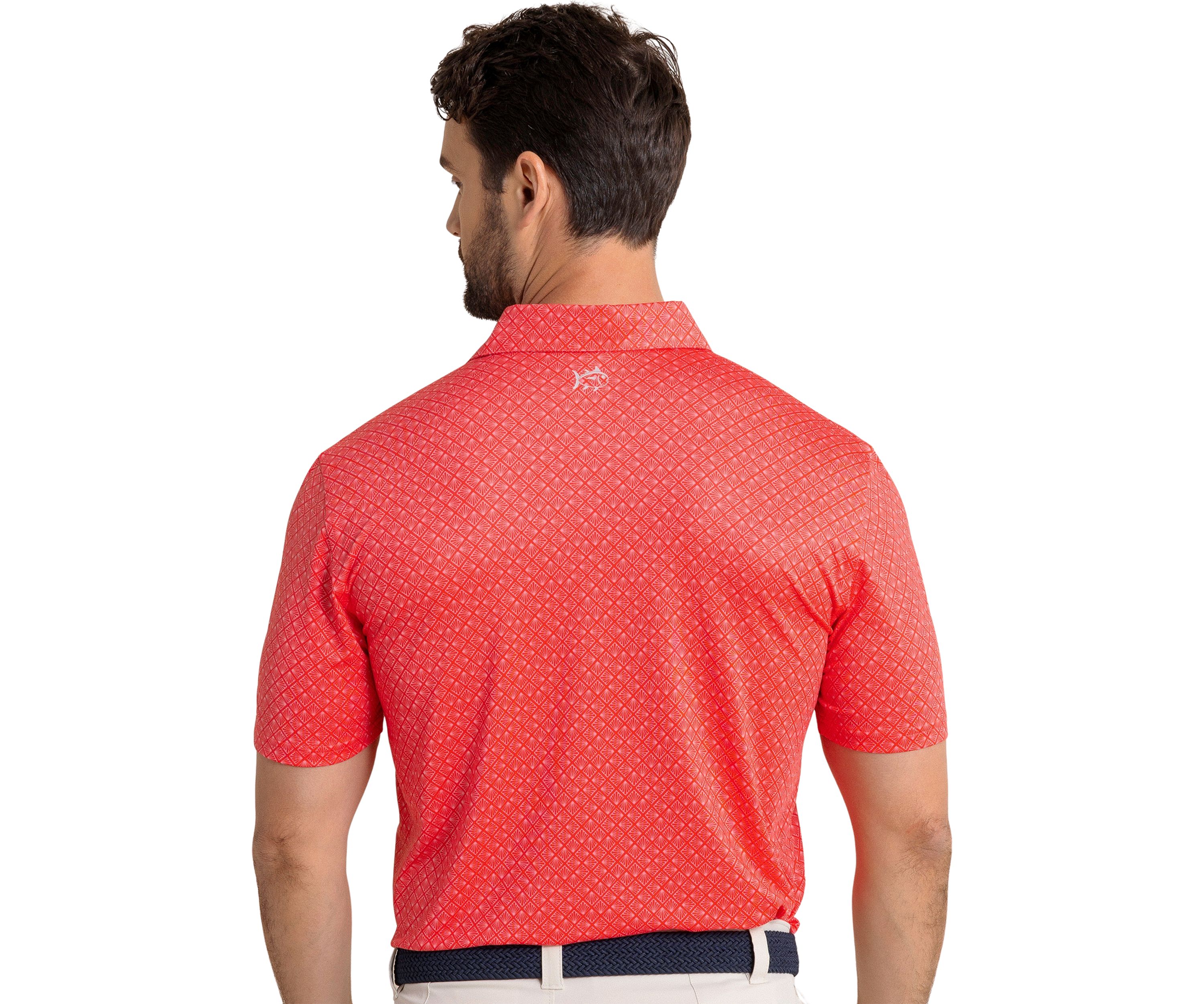 Short Sleeve Driver Snazzy Scales Polo Shirt