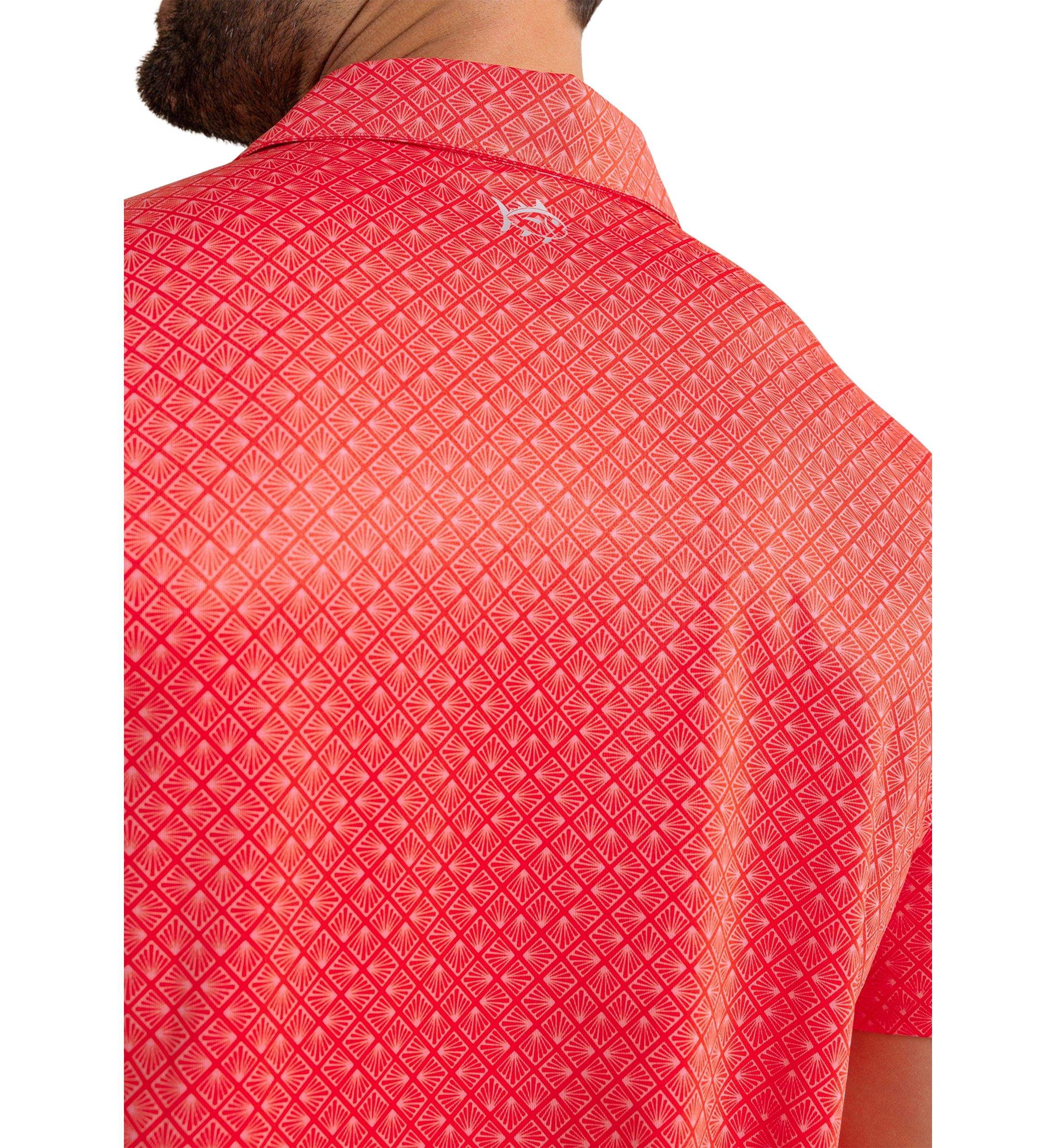 Short Sleeve Driver Snazzy Scales Polo Shirt