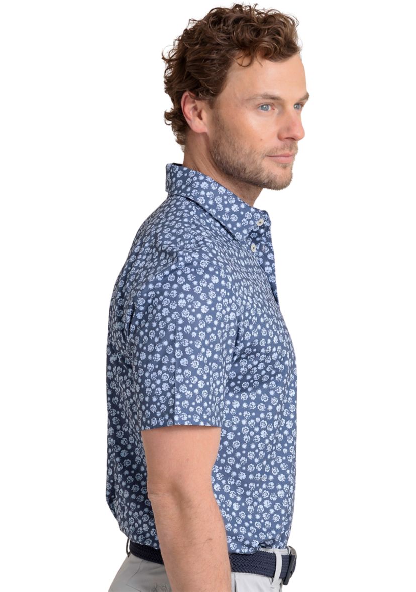 Mens Driver Blossom Bliss Printed Polo Shirt