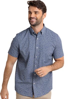 Southern Tide Men's Whiskey Hour Intercoastal Short Sleeve Shirt, 2XL