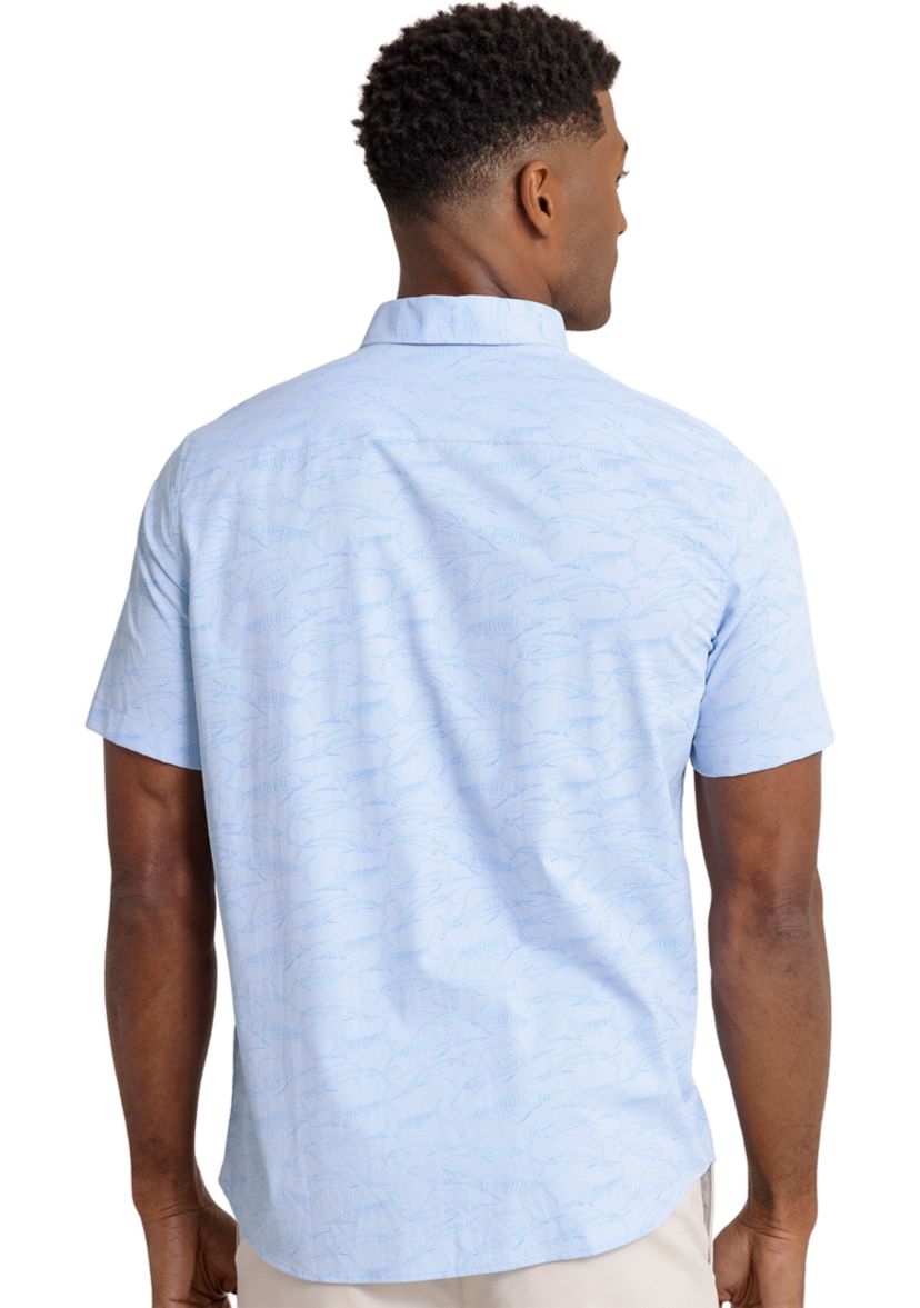 Mens Game Fish Intercoastal Short Sleeve Sports Shirt
