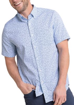 Southern Tide Men's Short Sleeve brrr IC Iguana Glee Sportshirt, 2XL