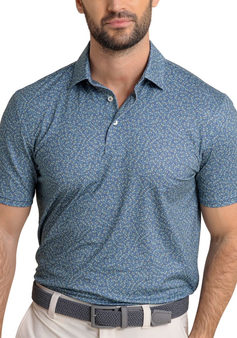 Short Sleeve Driver Iguana Glee Polo Shirt 