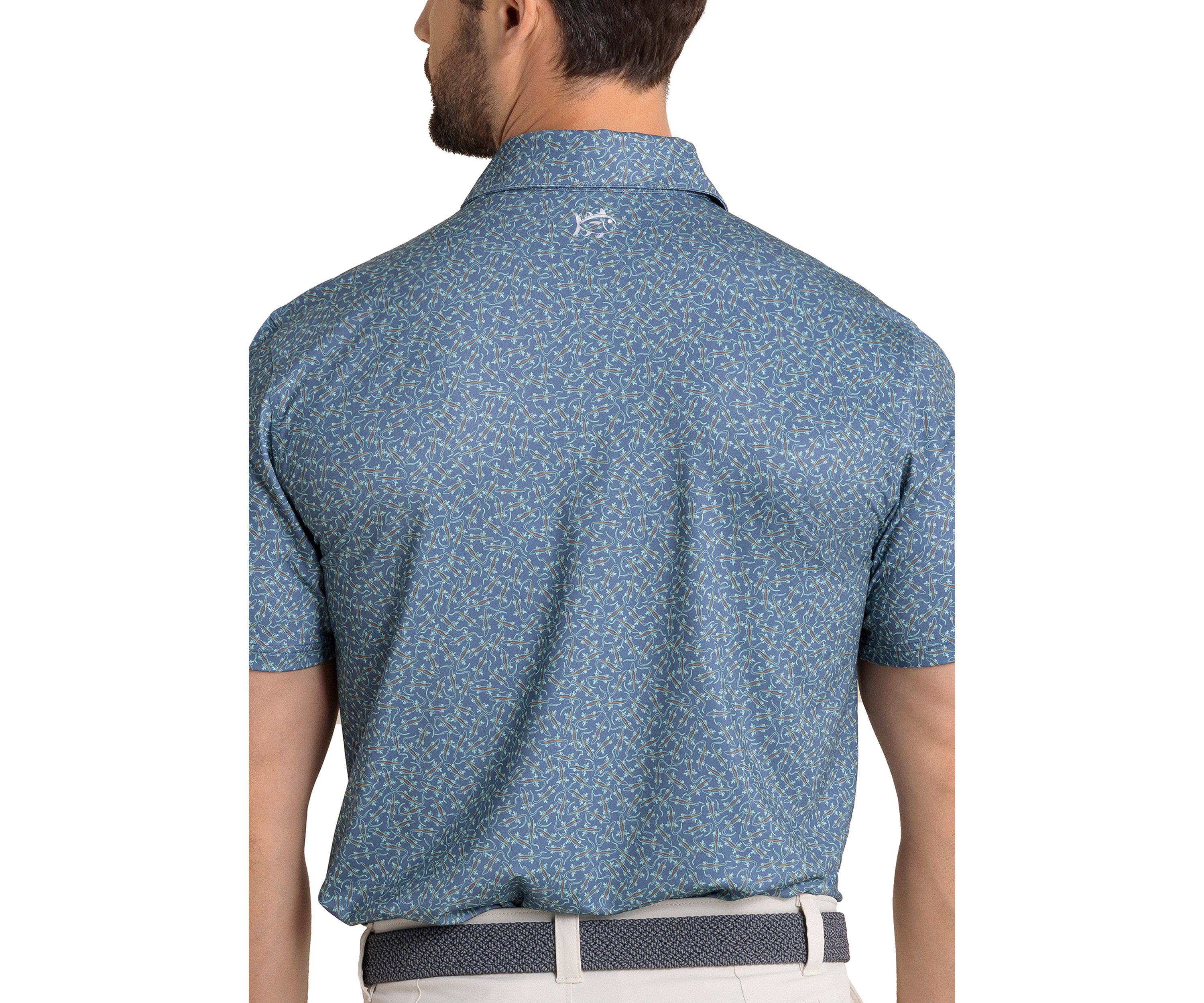 Short Sleeve Driver Iguana Glee Polo Shirt 