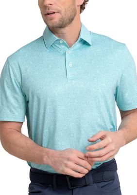 Southern Tide Men's Short Sleeve Driver Pineapple Paradise Polo Shirt, Mint, 2XL